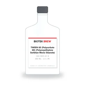 TWEEN 60 (Polysorbate 60) (Polyoxyethylene Sorbitan Mono Stearate) - BioTek Brew laboratory chemical, CAS 9005-67-8