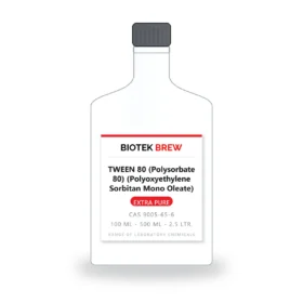 TWEEN 80 (Polysorbate 80) (Polyoxyethylene Sorbitan Mono Oleate) - BioTek Brew laboratory chemical, CAS 9005-65-6