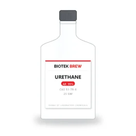 URETHANE - BioTek Brew laboratory chemical, CAS 51-79-6, pack sizes 25 gm