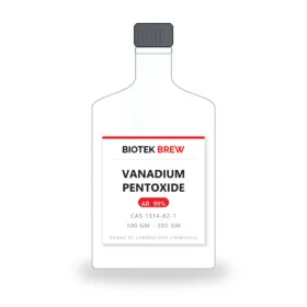 VANADIUM PENTOXIDE - BioTek Brew laboratory chemical, CAS 1314-62-1, pack sizes 100 gm - 500 gm