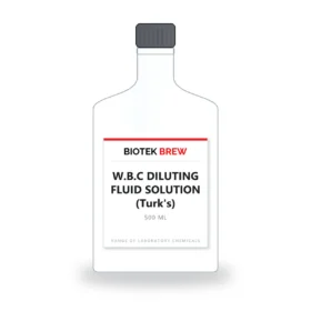 W.B.C DILUTING FLUID SOLUTION (Turk's) - BioTek Brew laboratory chemical, pack sizes 500 ml