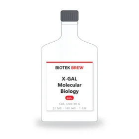 X-GAL Molecular Biology - BioTek Brew laboratory chemical, CAS 7240-90-6, pack sizes 25 mg - 100 mg - 1 gm