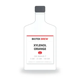 XYLENOL ORANGE - BioTek Brew laboratory chemical, CAS 3618-43-7, pack sizes 5 gm - 25 gm - 100 gm