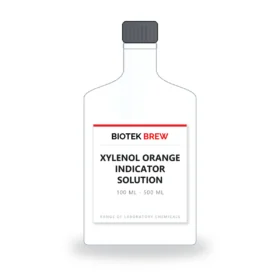 XYLENOL ORANGE INDICATOR SOLUTION - BioTek Brew laboratory chemical, pack sizes 100 ml - 500 ml