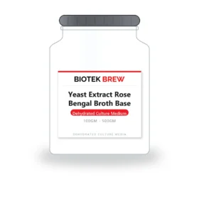 Yeast Extract Rose Bengal Broth Base - BioTek Brew dehydrated culture medium, pack sizes 100gm - 500gm