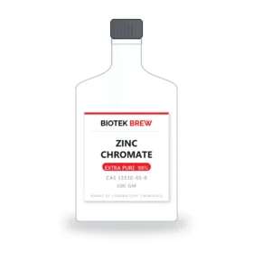 ZINC CHROMATE - BioTek Brew laboratory chemical, CAS 13530-65-9, pack sizes 500 gm