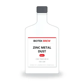 ZINC METAL DUST - BioTek Brew laboratory chemical, CAS 7440-66-6, pack sizes 500 gm