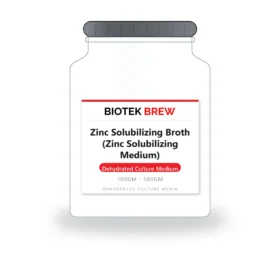 Zinc Solubilizing Broth (Zinc Solubilizing Medium) - BioTek Brew dehydrated culture medium, pack sizes 100gm - 500gm