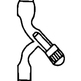 Adapters P.t.e.f. Screw Cock - 3.3 low-expansion laboratory glassware, BioTek Brew