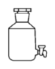 Amber Colour Bottles Aspirator With