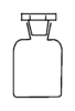 Amber Colour Reagent Bottles N.m