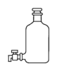 Bottles Aspirator With Screwtheread OR