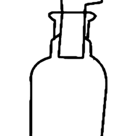 Bottles Dropping With Grooved Stopper - 3.3 low-expansion laboratory glassware, BioTek Brew