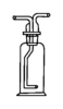 Bottles Gas Washing With Sintered Disc