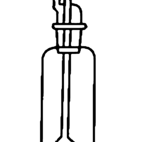 Bottles Gas Washing With Sintered Disc For Porosity G1-G4 - 3.3 low-expansion laboratory glassware, BioTek Brew