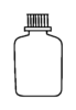 Bottles Reagent Gratuated Screw Cap