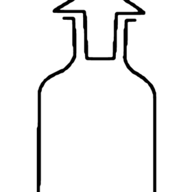 Bottles Reagent Wide Mouth With Hollow Interchangeable Stopper - 3.3 low-expansion laboratory glassware, BioTek Brew