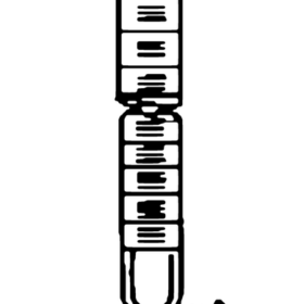 Burette Double Oblique Bore Glass Stopcock Class B - 3.3 low-expansion laboratory glassware, BioTek Brew