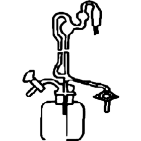 Burette Pressure Filling Automatic With Reservoir & Glass Stopcock Class B - 3.3 low-expansion laboratory glassware, BioTek Brew