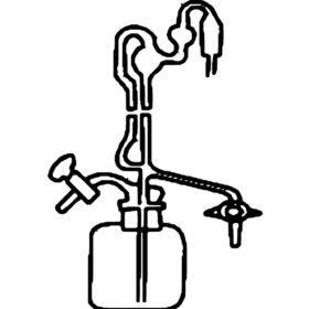 Burette Pressure Filling Automatic With Reservoir & Glass Stopcock Class A With Work Certificate - 3.3 low-expansion laboratory glassware, BioTek Brew