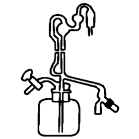Burette Pressure Filling Automatic With Reservoir & PTFE Screwcock Class B - 3.3 low-expansion laboratory glassware, BioTek Brew