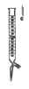 Burettes Straight PTFE Screw Cock