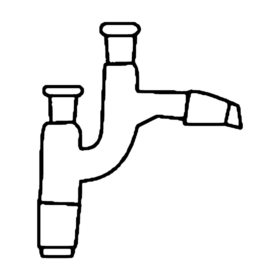 Claisen Head Sloping - 3.3 low-expansion laboratory glassware, BioTek Brew