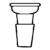 Conical / Spherical Adapters Cone TO Cup - 3.3 low-expansion laboratory glassware, BioTek Brew