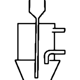 Cooling Adapter With Cone - 3.3 low-expansion laboratory glassware, BioTek Brew