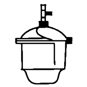 Desiccator Vacuum hard glass - 3.3 low-expansion laboratory glassware, BioTek Brew