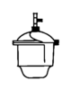 Desiccator Vacuum Hard Borosilicate Glass