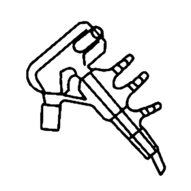 Distilling Head, Micro Short Path, Jacketed - 3.3 low-expansion laboratory glassware, BioTek Brew