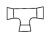 Equal T Pieces