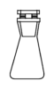 Flask Conical With Interchangeable