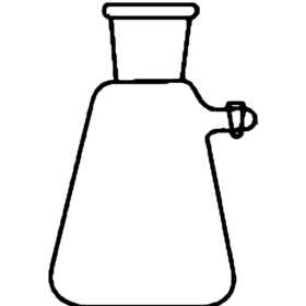 Flask Filtering Buchner Thick Wall For Filteration Under Vacuum - 3.3 low-expansion laboratory glassware, BioTek Brew