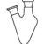 Flask Pear Shaped 2 Neck Side Angle Neck - 3.3 low-expansion laboratory glassware, BioTek Brew