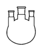 Flask Round Bottom 3 Neck With