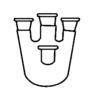 Flask Sulhponation 4 Neck