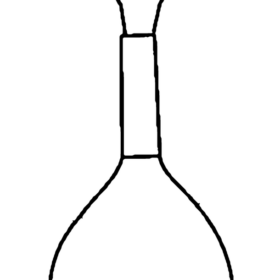 Flask Volumetric With Interchangeable Glass Stopper Class B - 3.3 low-expansion laboratory glassware, BioTek Brew