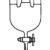 Flat Three Neck With P.t.f.e. Stopcock - 3.3 low-expansion laboratory glassware, BioTek Brew
