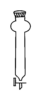 Glass Column With Reservoir And