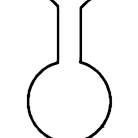 Flask Distilling With Side Arm - 3.3 low-expansion laboratory glassware, BioTek Brew