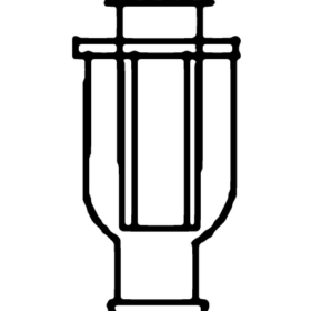 Mercury Seal With Ground Sleeve Gland Screw Cap And PTFE Washer - 3.3 low-expansion laboratory glassware, BioTek Brew