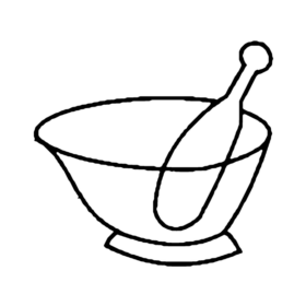 Mortar And Pestle - 3.3 low-expansion laboratory glassware, BioTek Brew