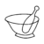 Mortar And Pestle - 3.3 low-expansion laboratory glassware, BioTek Brew