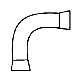 Pipe Bends 45--90--100 Any Size Angle - 3.3 low-expansion laboratory glassware, BioTek Brew