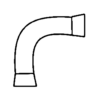 Pipe Bends 45--90--100 Any Size Angle