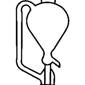 Pressure Equalising Funnel Spherical PTFE Screw Cock - 3.3 low-expansion laboratory glassware, BioTek Brew
