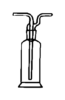 PTFE Gas Wash Bottle