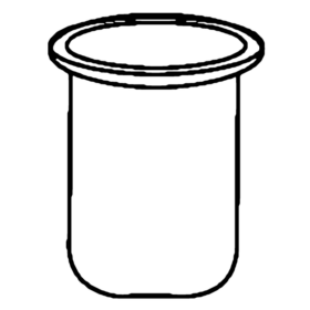 Reaction Vessel, Cylindrical With Flat Flange - 3.3 low-expansion laboratory glassware, BioTek Brew